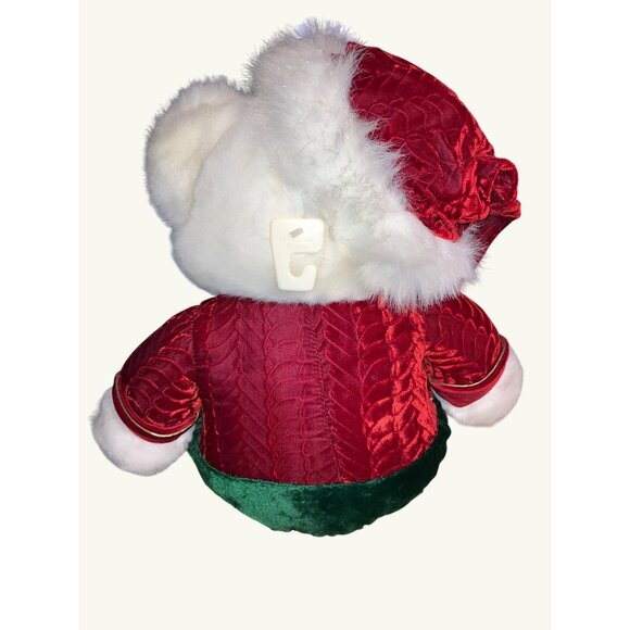 Holiday Snowflake TEDDY BEAR 21" plush stuffed Christmas DanDee- 2002 collectibl - Picture 7 of 14